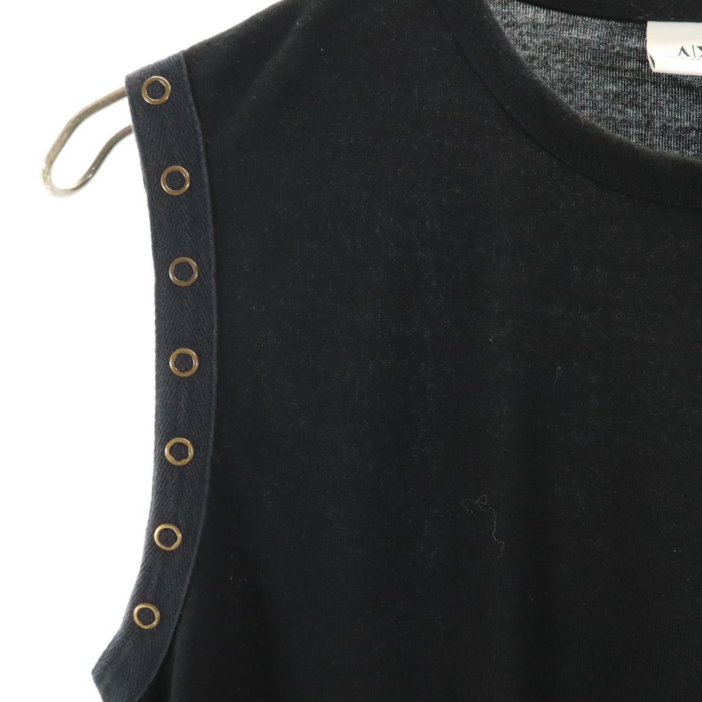 Armani Exchange 90s 00s Old No Sleeve Cut S Black Series Men's Used