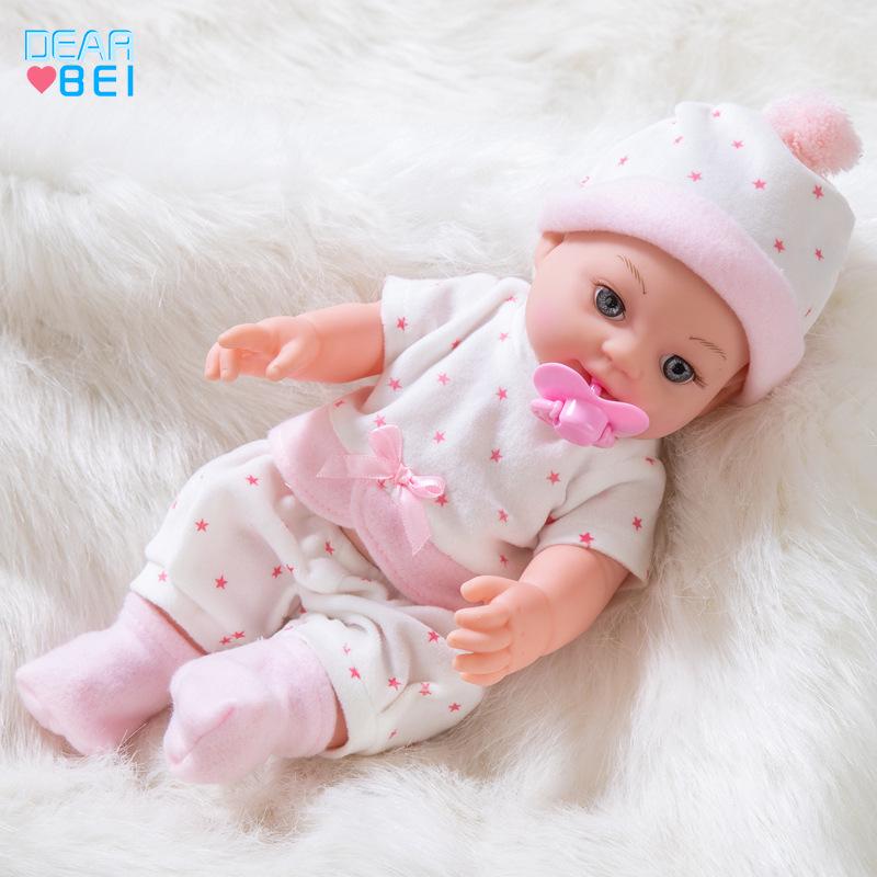 Comforting Reborn Vinyl Baby Doll Toy - Soft Rubber Gift for Children