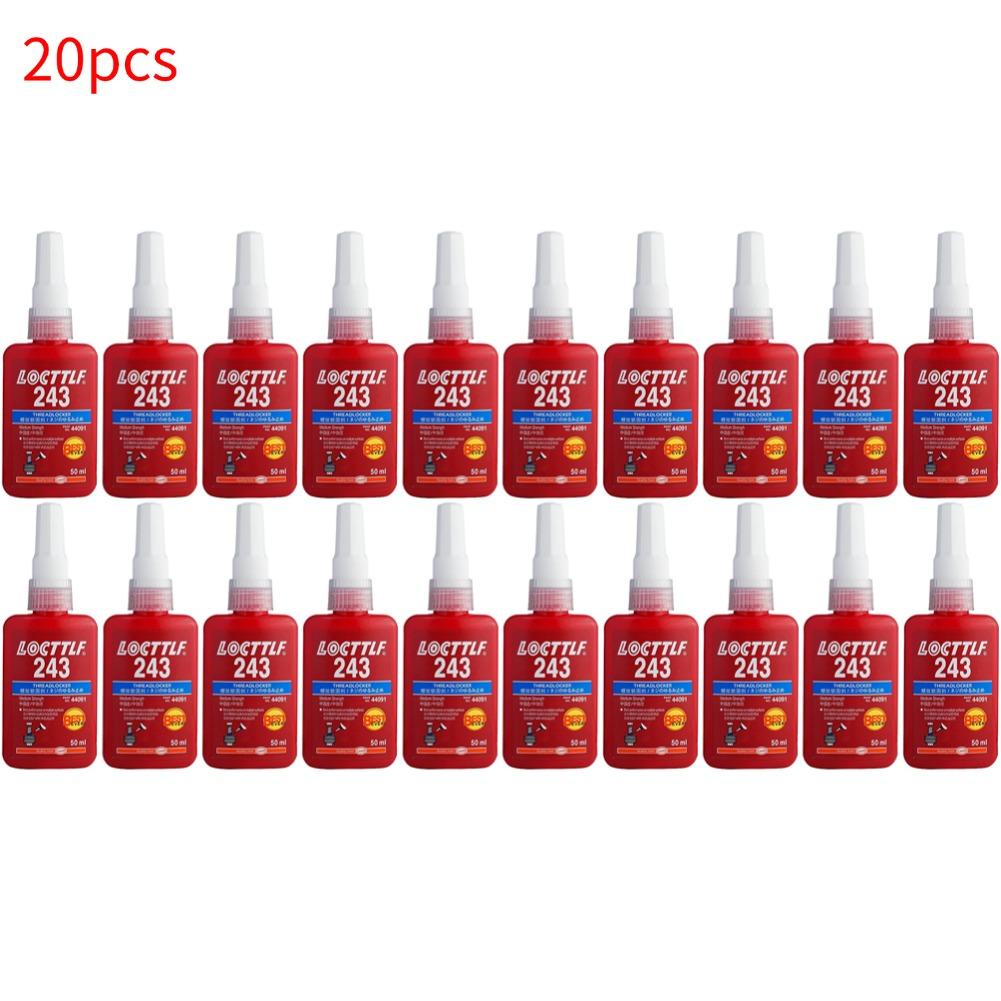 Thread Locking Glue 243 Screw Glue Tightening Screws Prevent Loosening Rusting Caulking Temperature Resistance Bearing Special