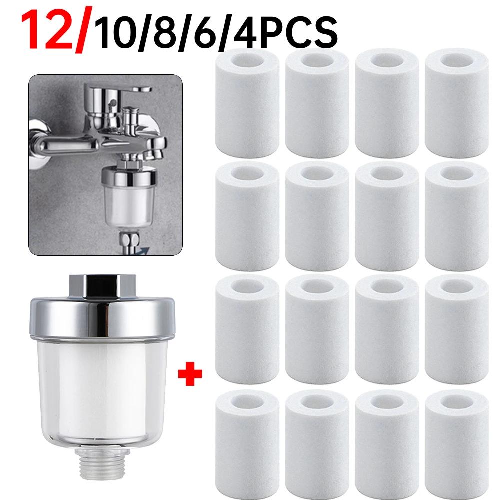 Shower Filter Transparent Bath Filter Universal Connection Switch 5 Micron PP Cotton Filter for Improving Skin Hair Nails Health