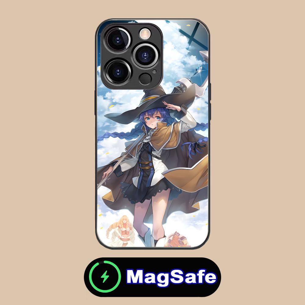 Mushoku Tensei Roxy Mobile Phone Case for iPhone 17 16 15 14 13 12 11 Air Pro Max Plus Mini MagSafe Glass Colorful Cover Luxury