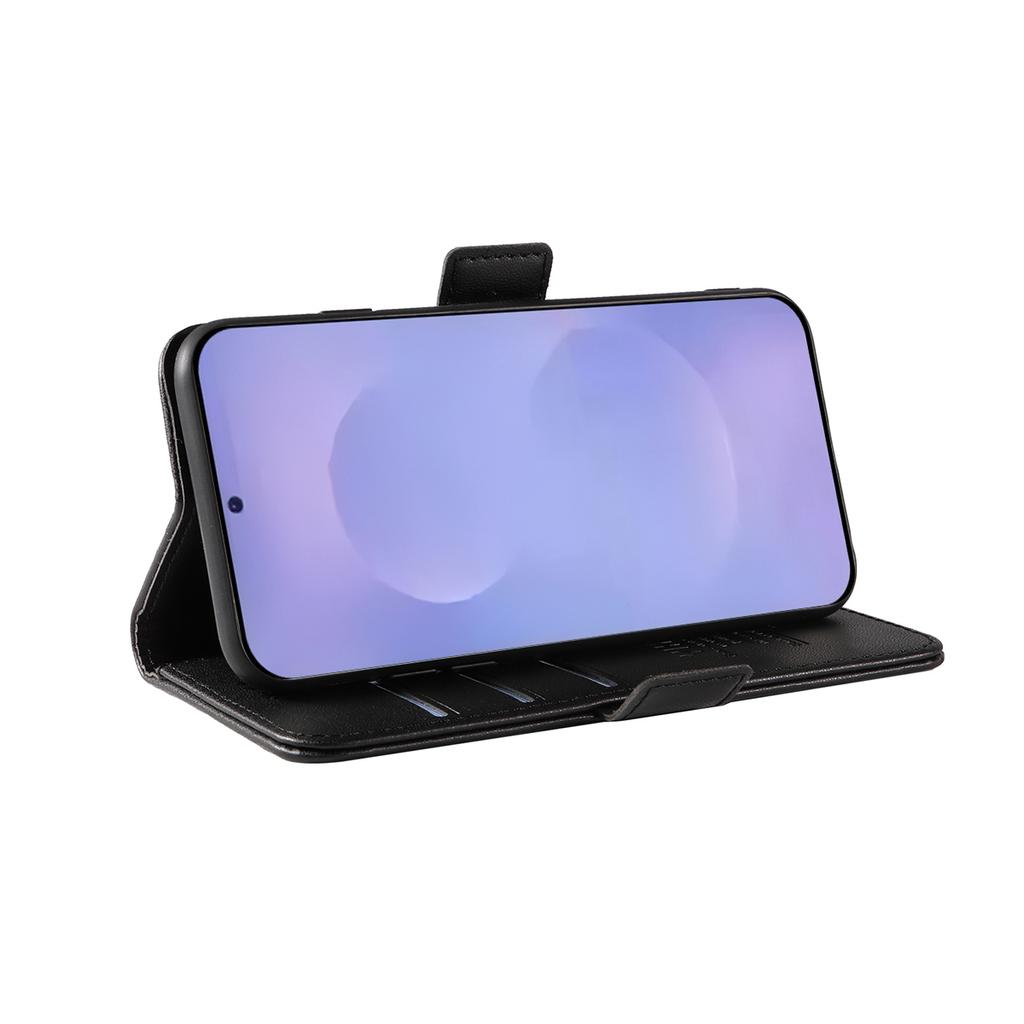For Samsung Galaxy S26/S26 Pro Wallet Phone Case YIKATU YK-003 Leather Stand Cover -  Black
