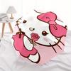 Rose Hello Kitty Sanrio Cartoon Umbrella, Portable 3-Fold Compact Umbrella, Suitable for Camping, Hiking and Travel, Ideal Easter Birthday Gift for Fa
