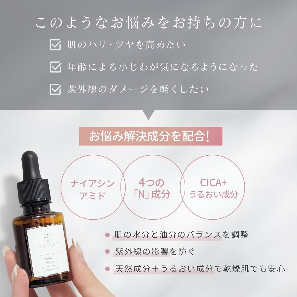 [Contains 20% Niacinamide] CONODO Niacinamide Serum 30ml CICA Hyaluronic Acid Collagen Proteoglycan Placenta For Dark Spots and Wrinkles High Concentr