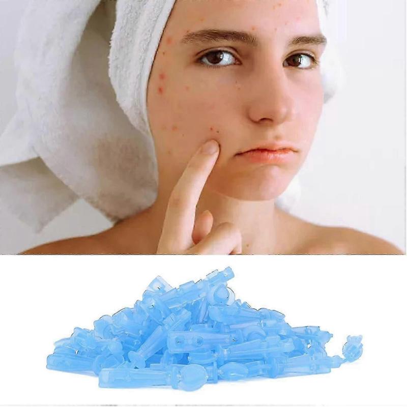 50/100pcs Disposable Blackhead & Whitehead Remover Kit,Acne Blemish Extractor for Skin Care and Facial Treatment