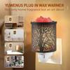 1 PCS U.S. Plug-In Wax Melter - Plug-In Wall Mounted Glass Wax Melter for Home, Office Decor and Plug-In Scented Candle Warmers
