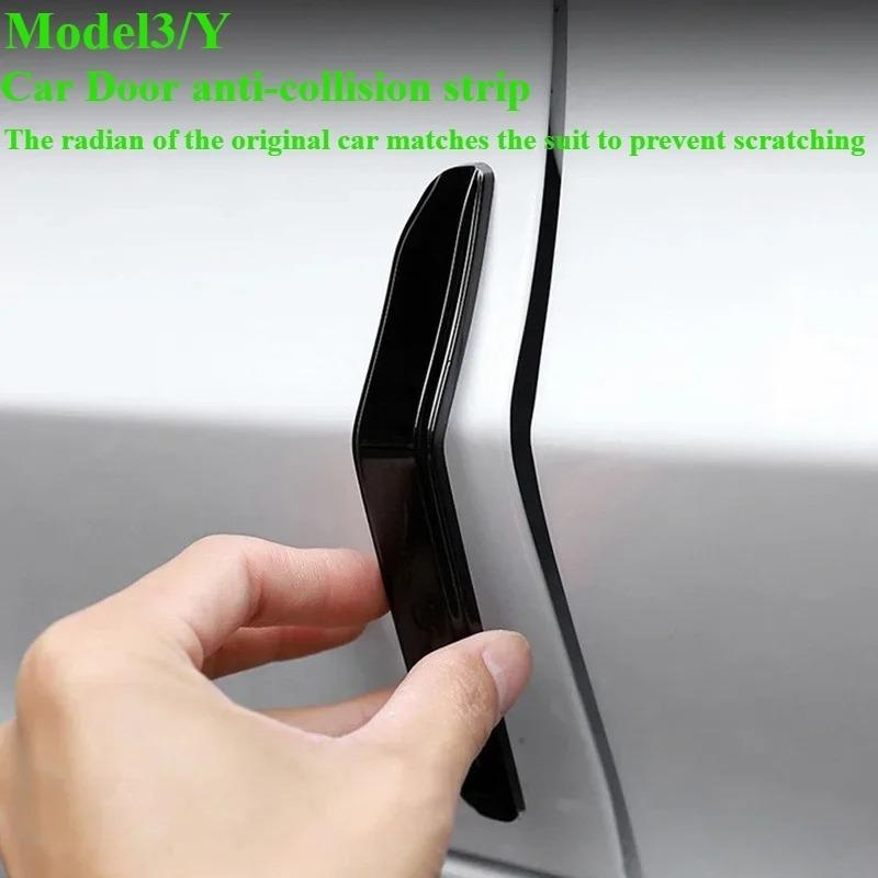 For Tesla Model Y / 3 / Juniper 2025 Door Protector Strip Anti-Collision  Door Side Edge Protection Sticker Guard Accessories