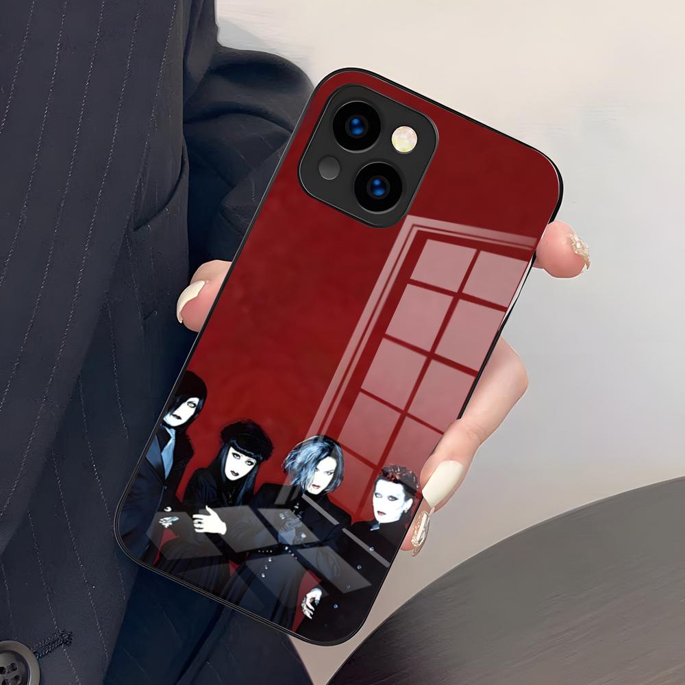 

Чехол для телефона M-Malice Mizer Rock Band для IPhone 17 Pro Max 15 Pro 16 14 Plus 12 13 Mini 11 Pro Ударопрочный стеклянный чехол iPhone14 Plus