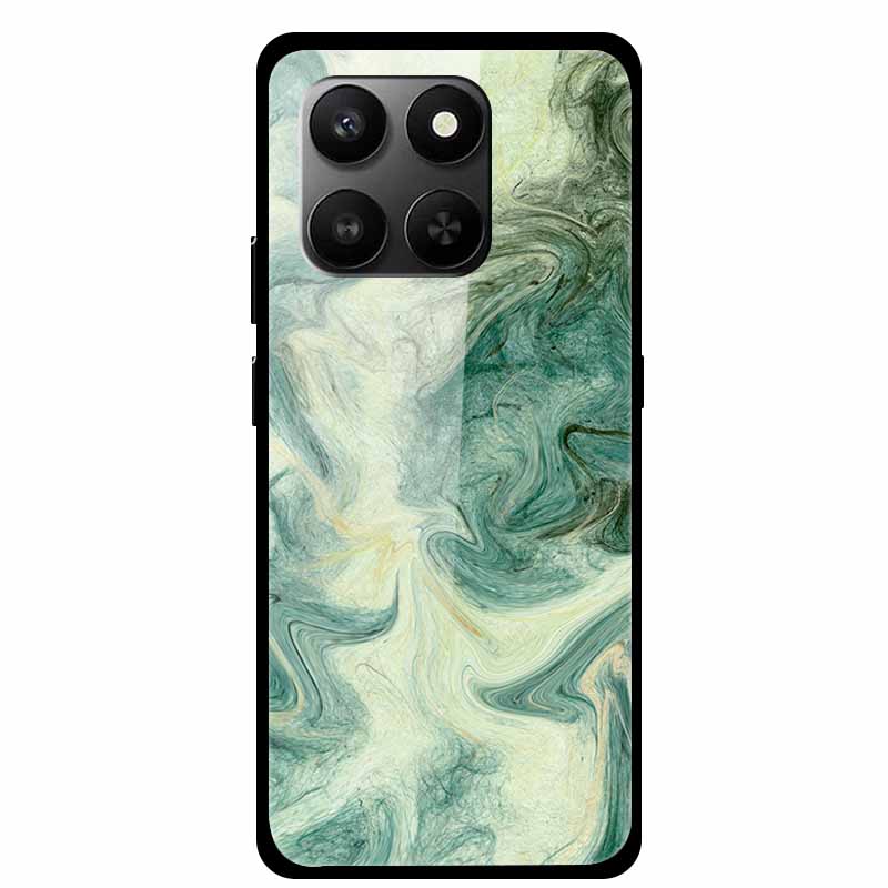 Glass Back Cover For Honor 200 Pro 5G Case Marble Hard Tempered Glass Case For Honor play 10T 400 Smart 5G Case 6.77" Shell Para
