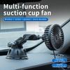 Suction Cup Electric Car Fan 12V 24V Auto Ventilation Fan USB Operated Portable Auto Cooling Fan for Truck SUV Sedan RV Van Boat