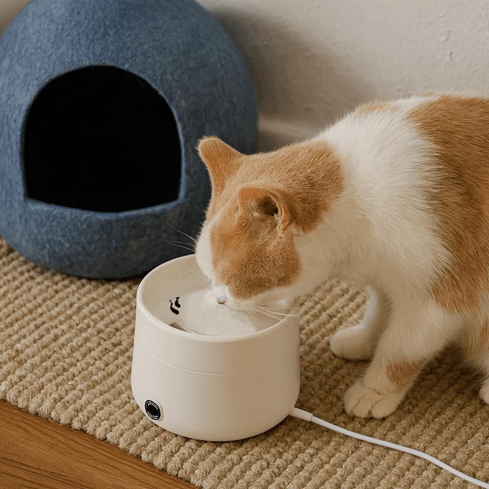 Elektryczna Miska Grzewcza dla Psa Ze Stali Nierdzewnej Fontanna do Wody dla Kota Podgrzewana Miska na Wodę dla Psów Kotów