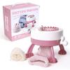 22 Needle Hand Cranked Circular Knitting Machine Manual Knitting Loom for DIY Craft Scarves Hats Sweaters Gloves Knitting Tool