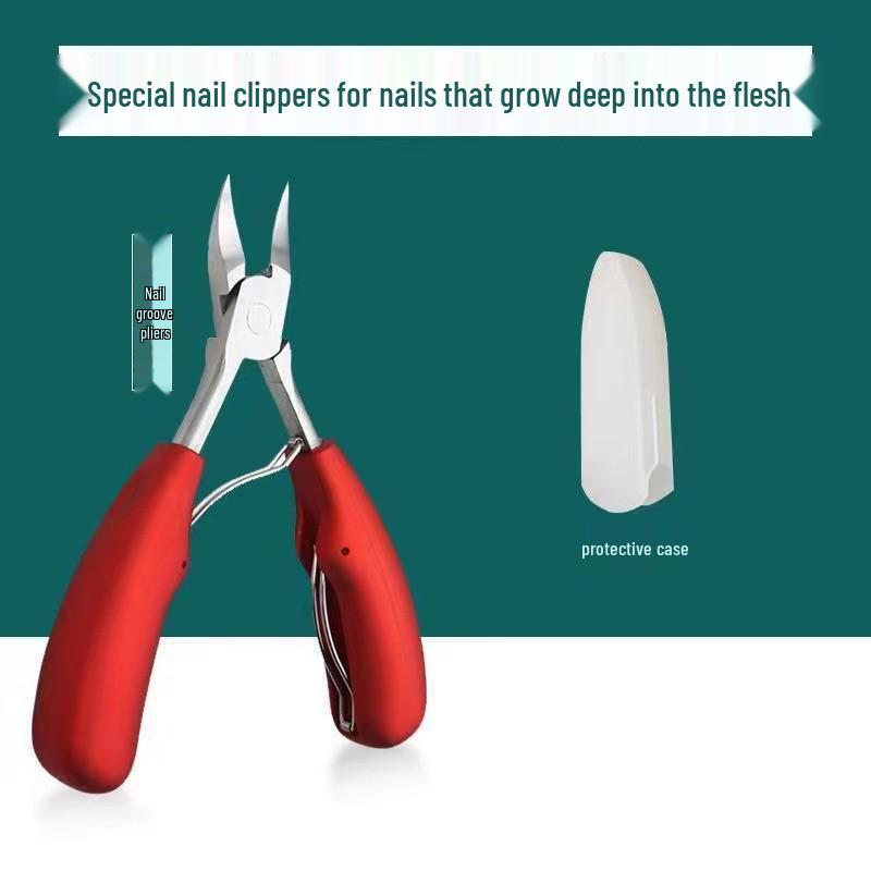 Eagle Beak Curved Nail Clippers for Ingrown Nails - Manicure & Pedicure Set