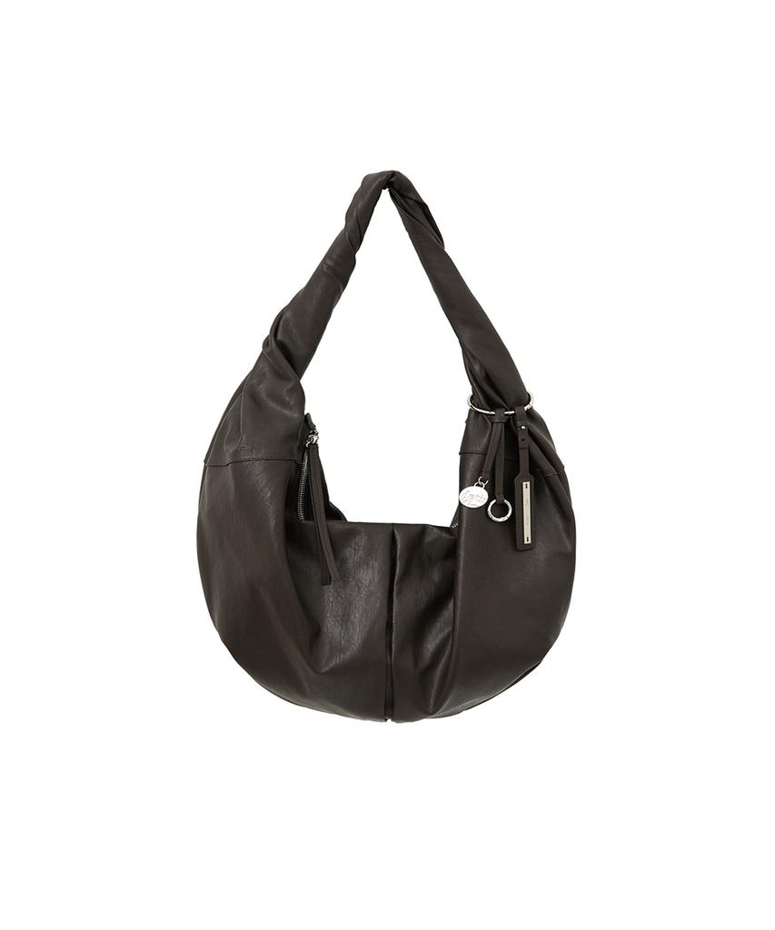 Matin Kim Twist Handle Large Hobo Bag In Dark Brown