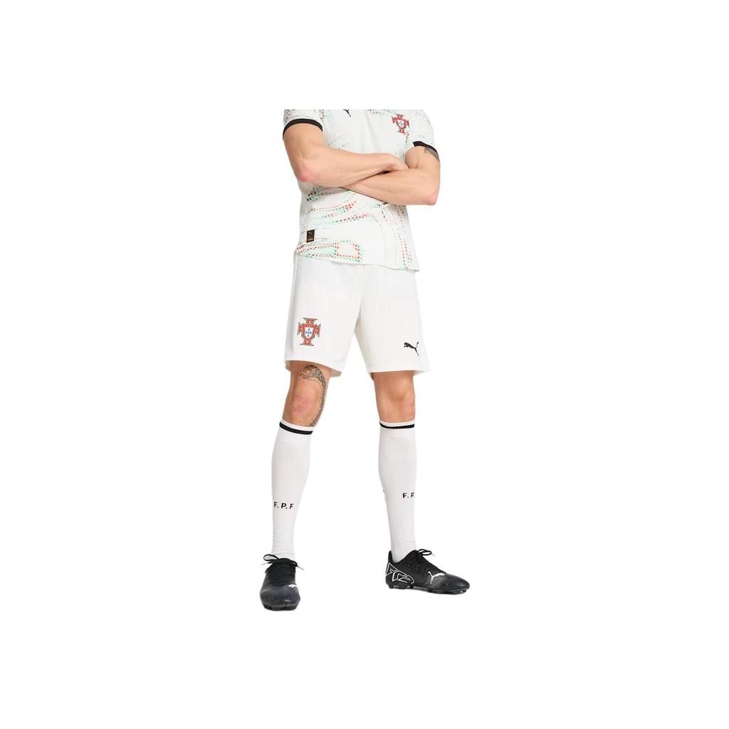 Puma X FPF Collaboration Shorts Drycell SS25 Fashion Comfortable Soft Skin-Friendly Lace-Up Football Pants Men Shorts White 779226-04