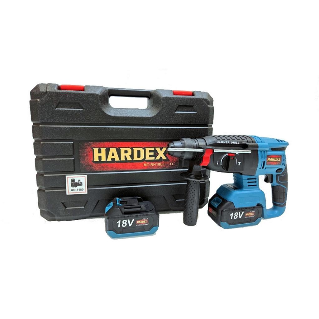 HARDEX Brushless SDS+ Hammer Drill 26 Mm 2 X 4.0 Ah Batteries