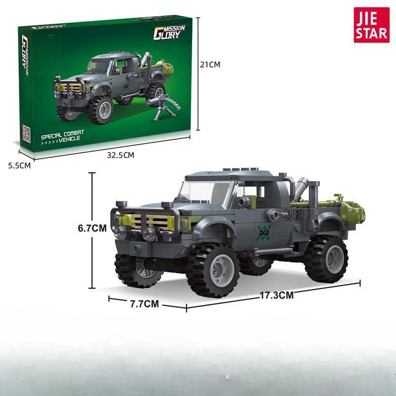 Small Particles DIY Mini Fighter Model Assembling Military Building Blocks Gift