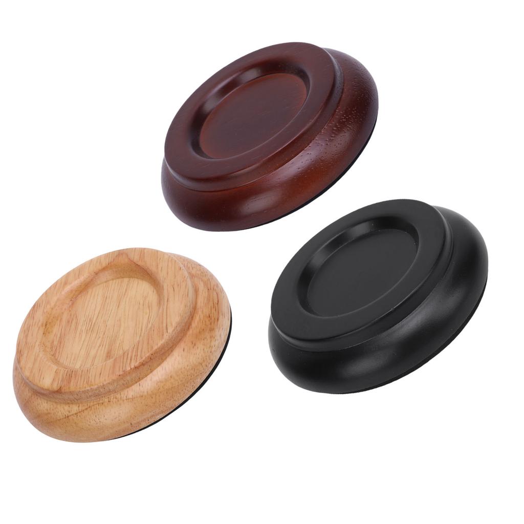 4 st Pianohjulskopp Massivt trä Skumbas Halkfri Ljudreducerande Universal Upprätt Pianohjulskopp F