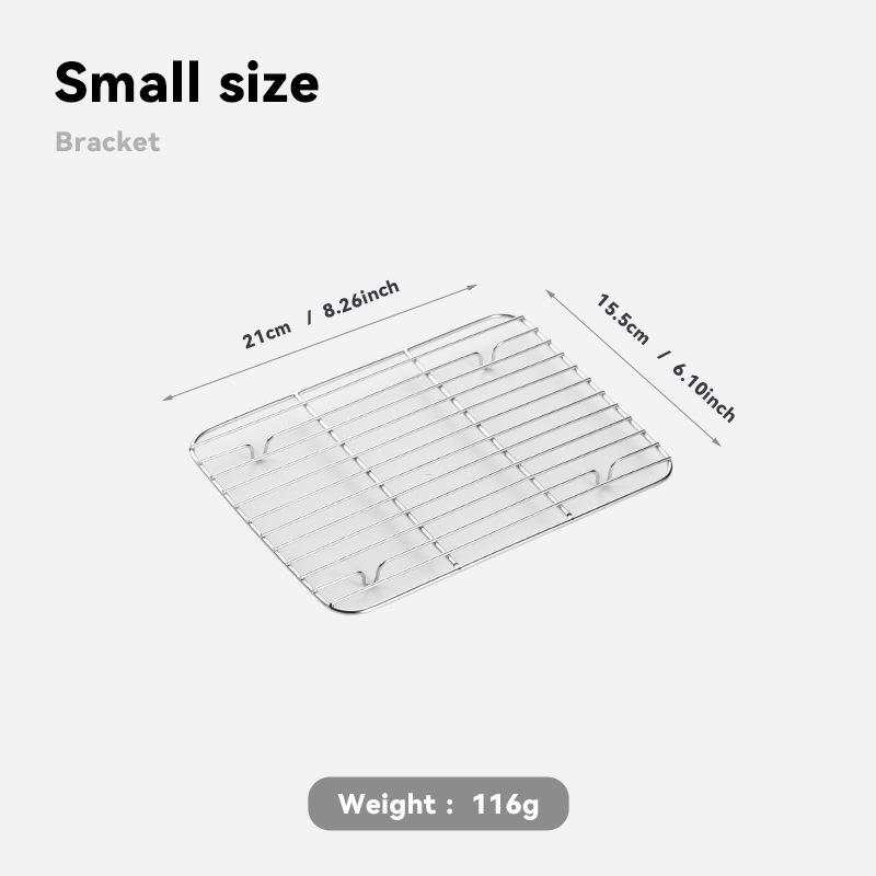 

Поднос из нержавеющей стали и сетчатый противень для запекания, жарки, барбекю и слива масла