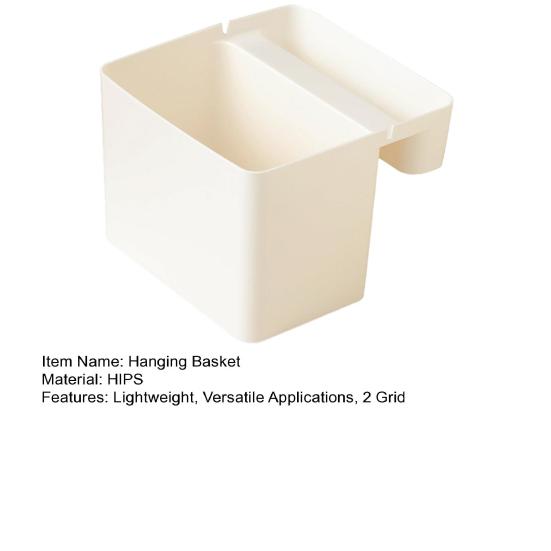 Bedside Hanging Basket Bedroom Dormitory Study Organizer Lidless Design Easy Access Snacks Sundries Storage