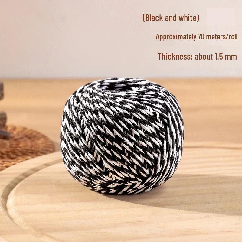 Food-Grade Pure Cotton String for Wrapping Zongzi, Binding Crabs, and Tying Sausages