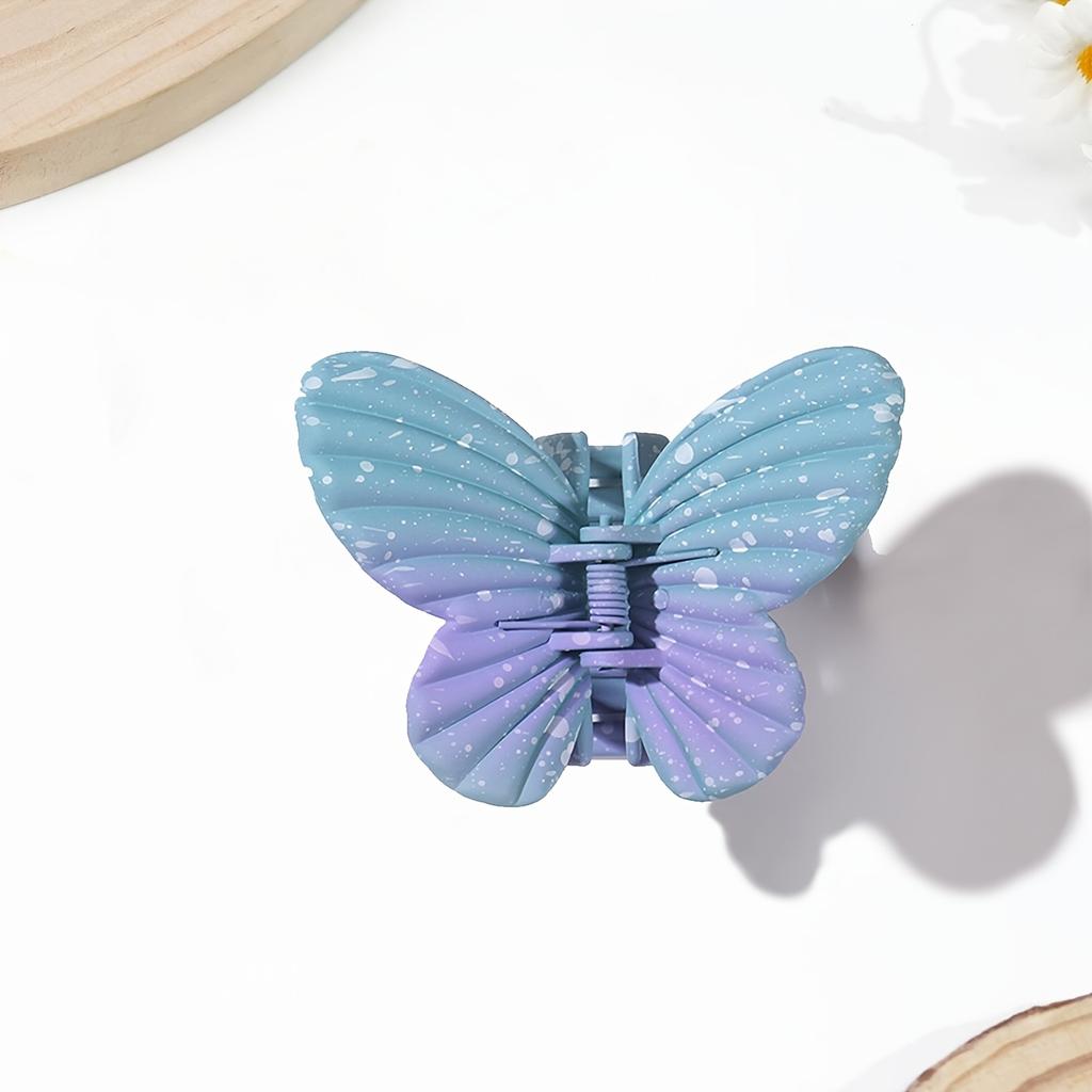 1PC Gradual Change Color Butterfly Elf Fashion Hair Clip, Women's Elegant Temperament Accessories Hair Accessories