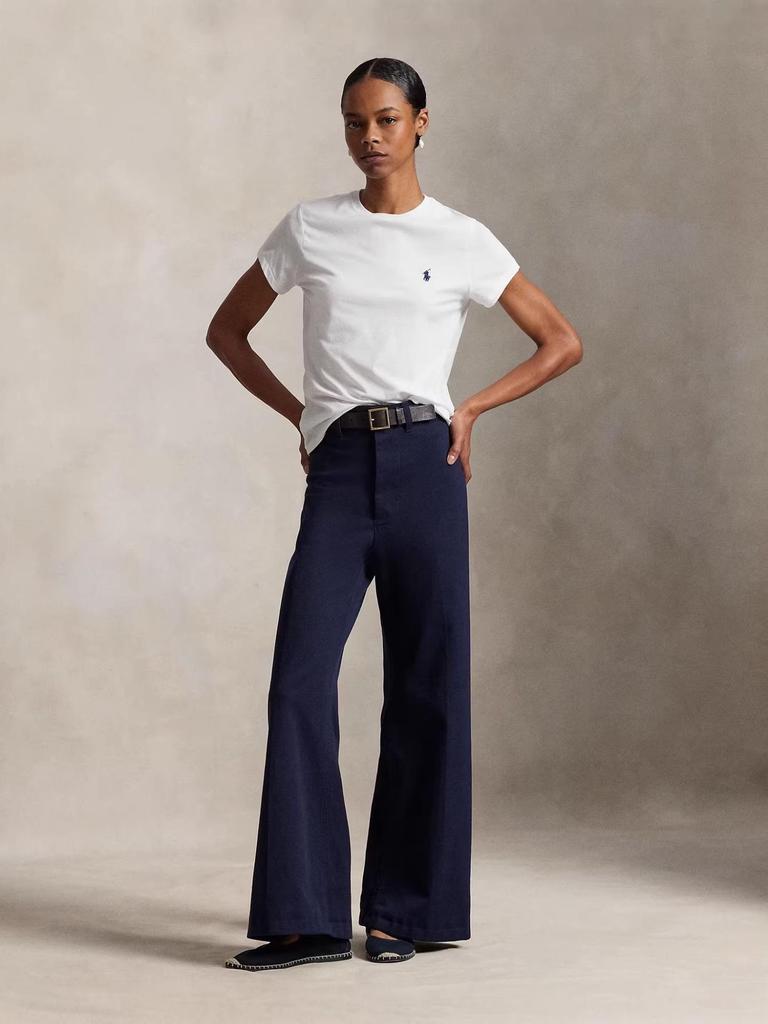 2026 Yaz Kadın Klasik Tarz At Nakışlı Pamuklu Tişört – Günlük & Çok Yönlü