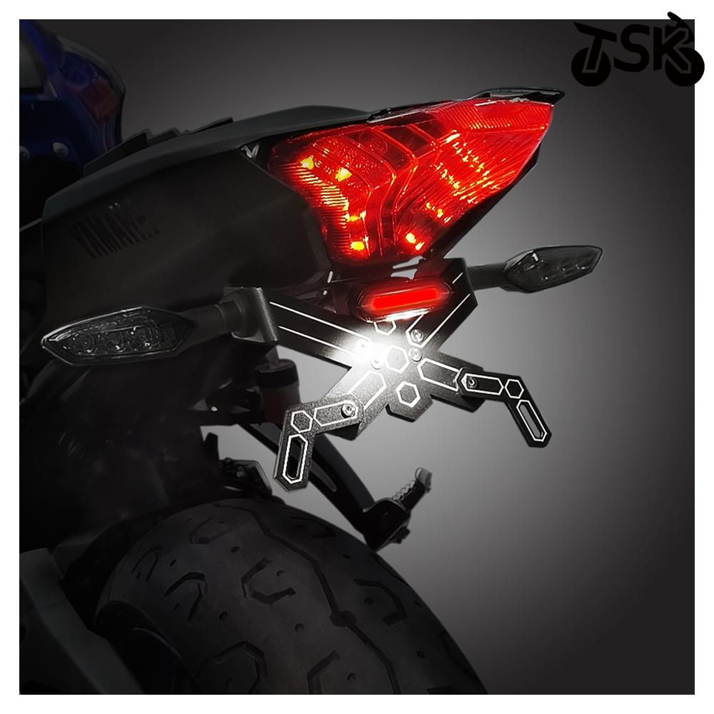 License Plate Holder LED Light For YAMAHA MT07 MT 07 2014-2020 Motorcycle Tail Tidy Fender Eliminator Rear Bracket FZ07