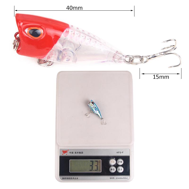 Fishing Simulation Fake Bait, Hard Bait 4cm/3.3g Wave Climbing Lures