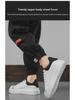 Men's 2024 Classic Summer Slip-On Sneakers: Breathable, Fashionable, Height-Enhancing, Thick-Soled White Shoes
