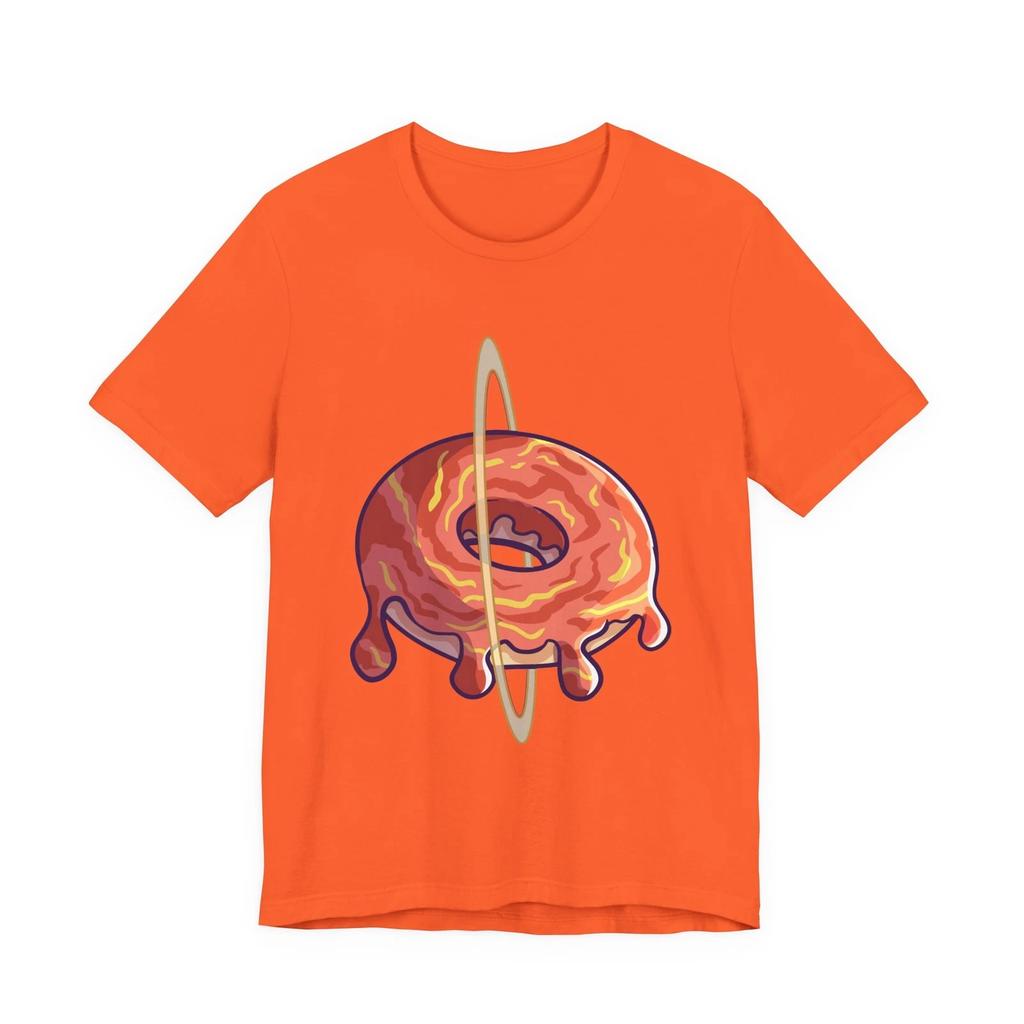 Dripping Chocolate Donut Planet Shirt - Space Shirt - Donut Shirt
