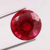 Natural Red Ruby Loose Gemstone Mozambique Blood 11 Ct Round Shape for Jewelry Making and Crafts