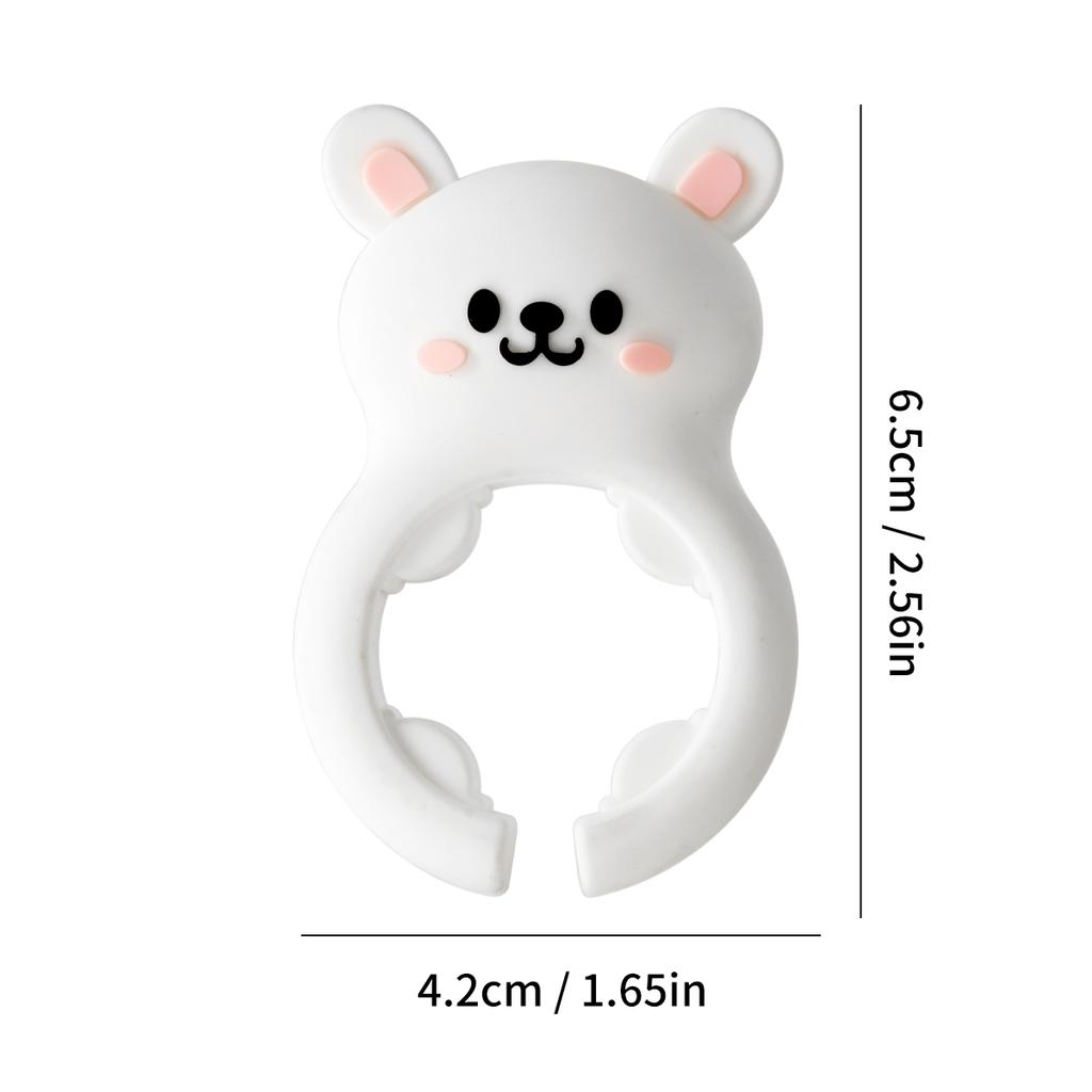 Topfseitenclips Verbrühschutz Löffelhalter Multifunktionaler Spatelhalter Hitzebeständiger Schaufel-Fixierclip Küchenhelfer