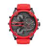 Orologio da uomo DZ7370 Cinturino rosso Quadrante nero 57mm + scatola