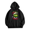 Women's Casual Comfortable Neck Hooded Long Sleeve Christmas Print Warm Sweatshirt