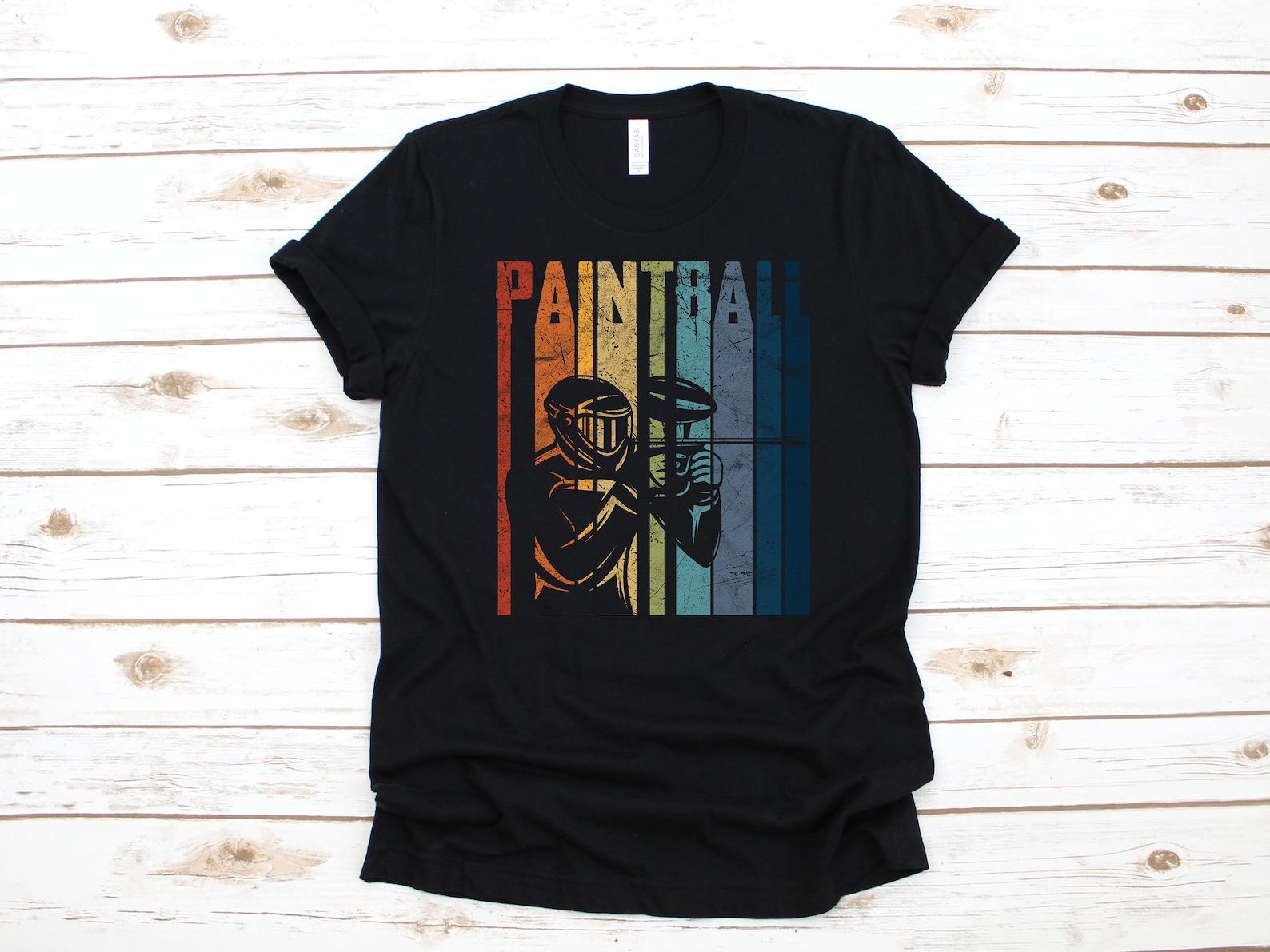 Retro Paintball Shirt, Funny Paintball Gun T-Shirt, Paintball Team,T-shirt, T-shirt, T-shirt, Tank Top 3XL
