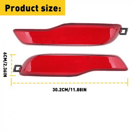 Rear Bumper Reflector Light Lamp Case for 2014-2018 Jeep Cherokee Left + Right V