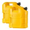 Fuel Container, 19 L, Gas Tank with Spout & Clear Scale, 15 L/min Max Flow Rate, Secure & Leak-proof, Portable Flat Fluid Container for Most Cars