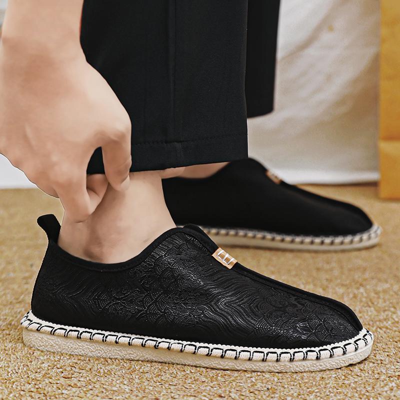Fisherman's Shoes Summer Men’s Sneakers Canvas Shoes For Men Breathable Casual Shoes Male Flat British Style Loafers Men