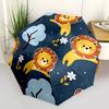 1pc Lion Pattern Automatic Folding Umbrella - Portable Collapsible 8-Rib Umbrella for All Seasons yy251119158