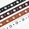 Stylish New Punk Womens Casual Eyelet Buckle Decorative Belt With Rivets And Cutouts