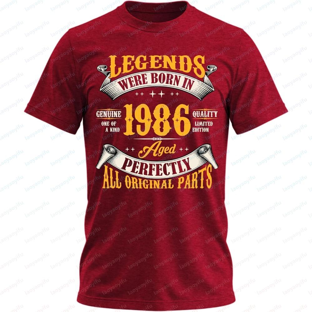 Yangxing2 Geboren in 1976 50 Jaar Geweldig Zijn Vintage 50ste Verjaardag Cadeau T-shirts Dames Casual T-shirt Losse Streetwear T-shirt Top Herenkleding XL