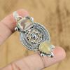 Womens day Deal Natural Golden Rutile Engagement Trendy Pendant Sterling Silver