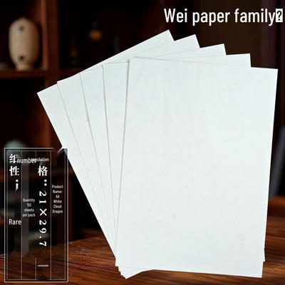 Huijia A4 White Dragon Skin Paper for Calligraphy and Chinese Painting Creation