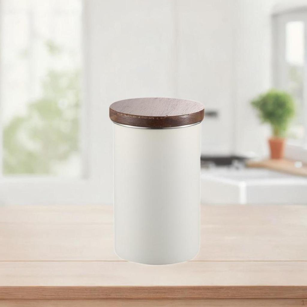 Food Container Airtight Kitchen Jar Tea Coffee Powder Storage Canister for Bath