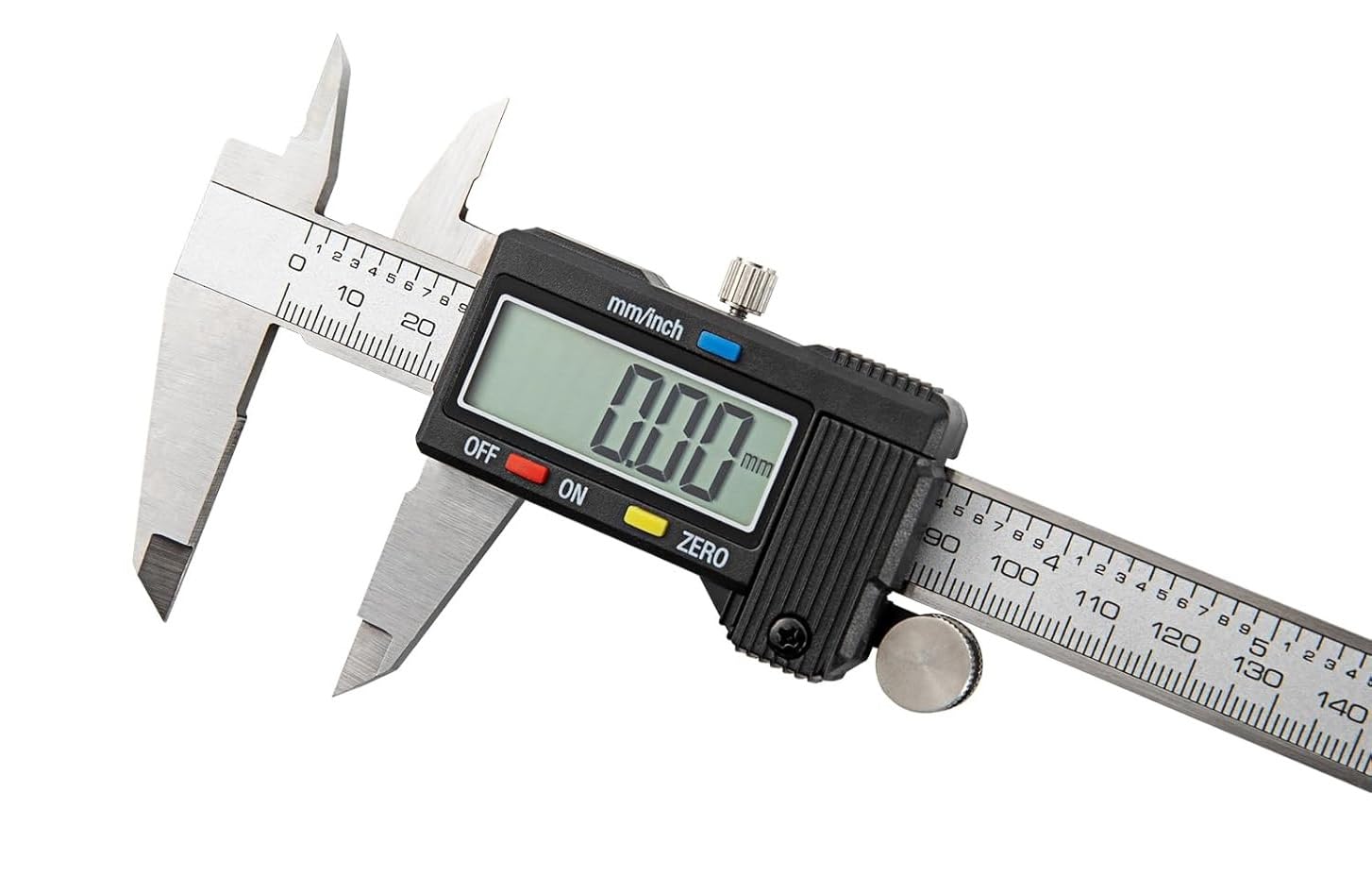 

150mm Digital Vernier Made of ABS and Stainless LCD Screen with Large Character for Measuring and Measuring Switches Between Millimeters and Auto and