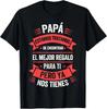 Funny Fathers Day Shirt Spanish Dad from Daughter Son T-Shirt