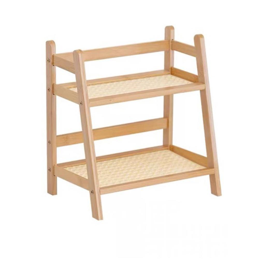 Space-saving Wooden Storage Shelf Steady Cosmetics Storage Shelf Kitchen Shelf  Dorms