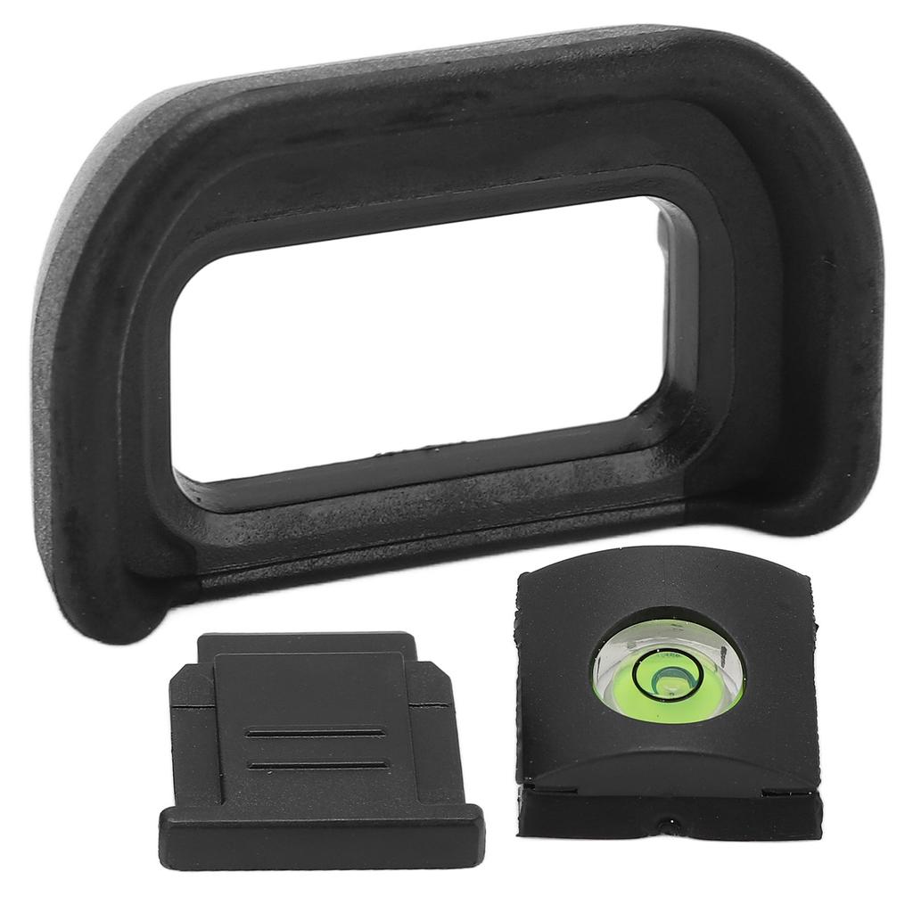 EP?17 Viewfinder Eye Cup Eyepiece Eyecup Cold Shoe Cover Level Set for A6600 A6500 Camera