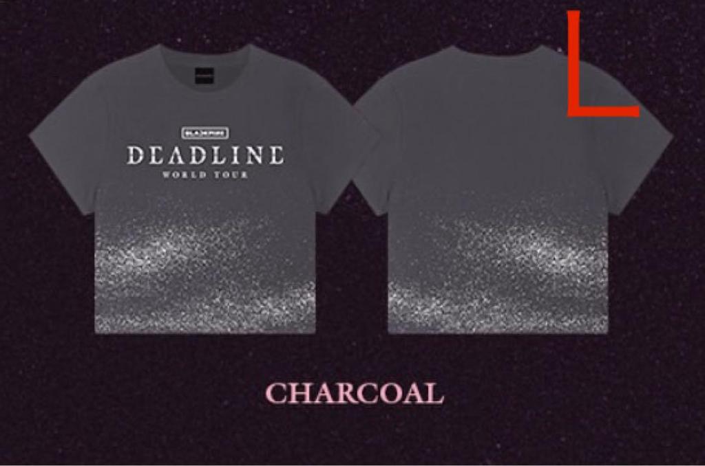 [USED] BLACKPINK Deadline Seoul Concert Logo Crop T-shirt L